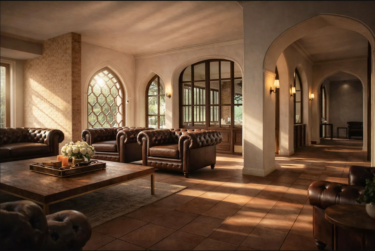 Villa interior view