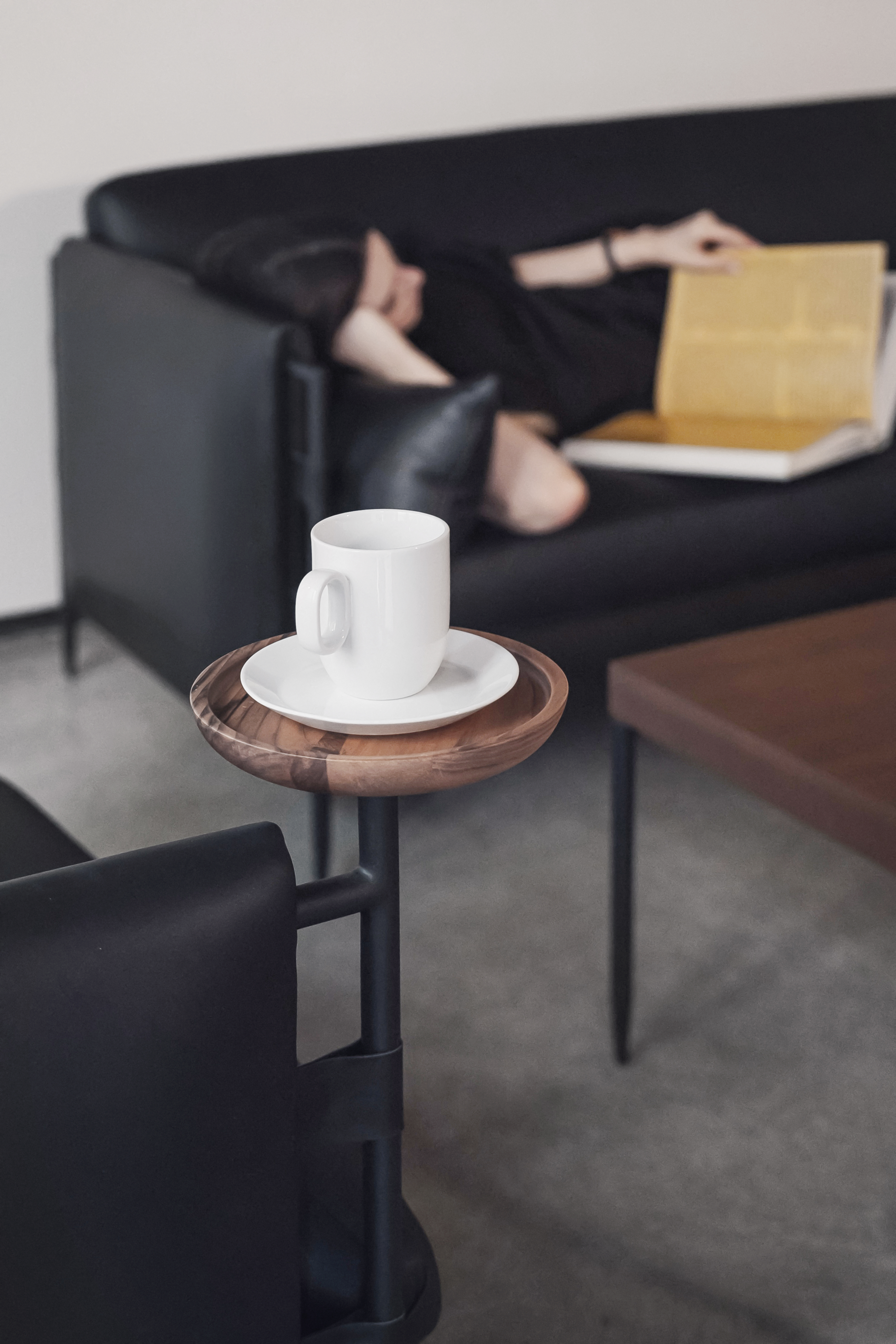 Cohen Armchair tray detail