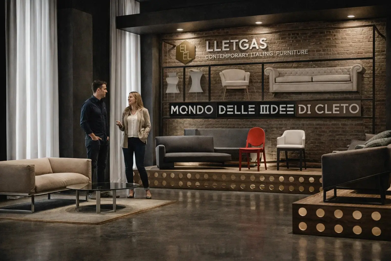 Cleto booth design