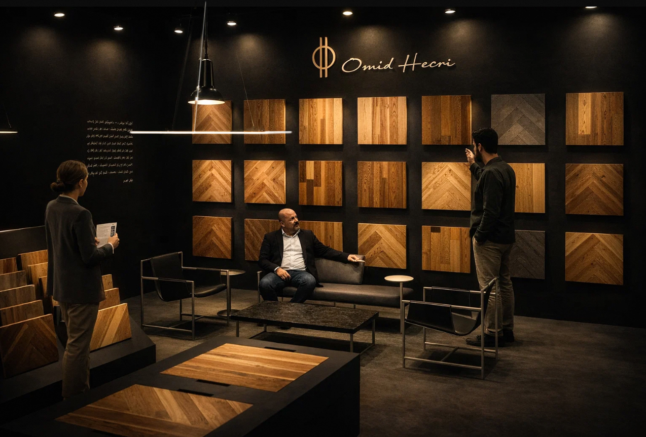Omid Haeri booth design