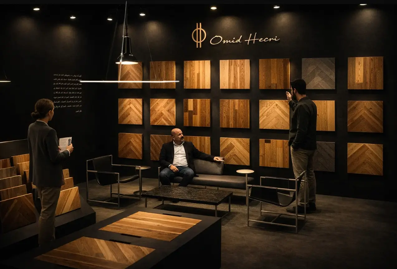 Omid Haeri booth design