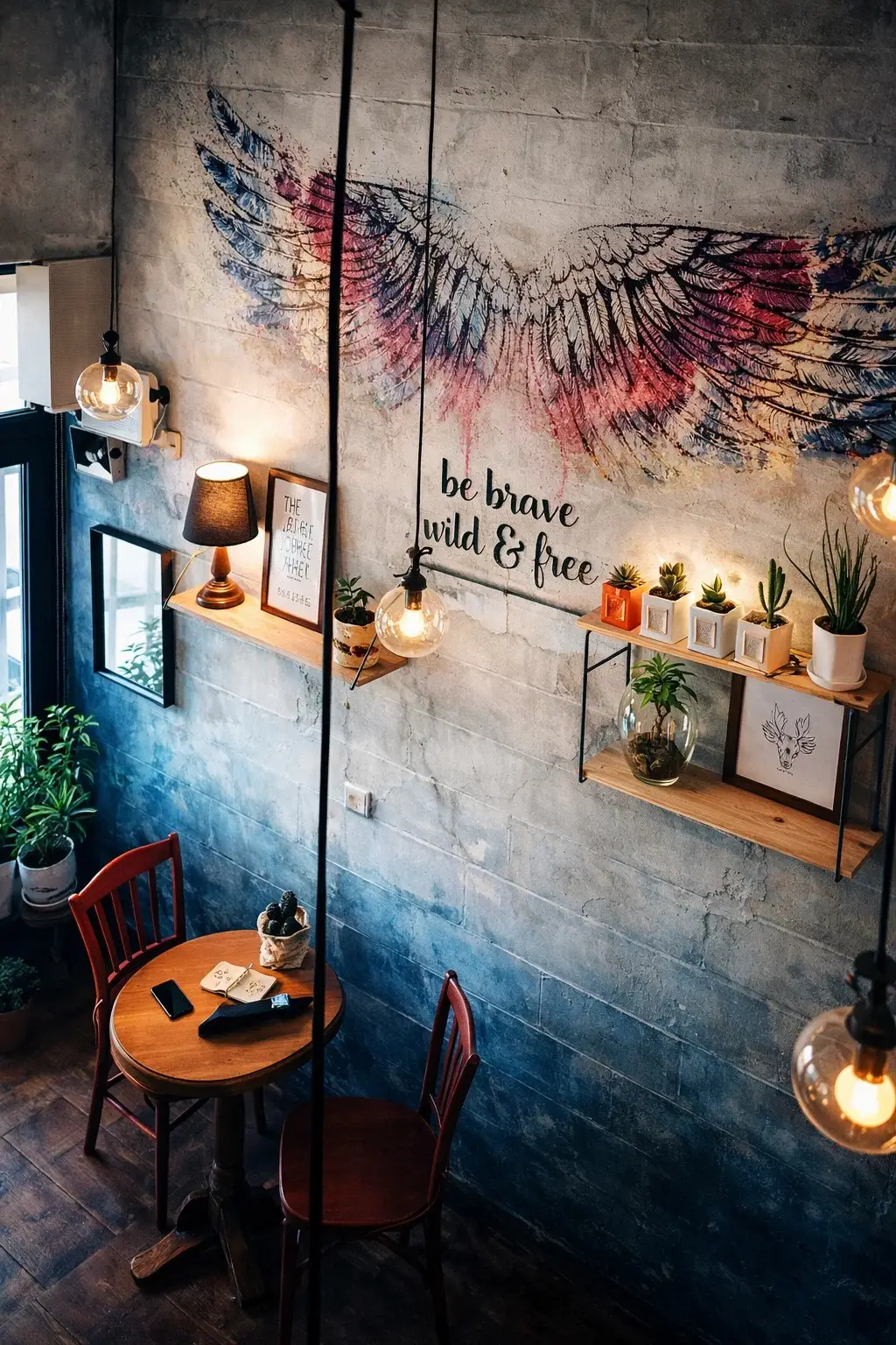 Boho Cafe interior
